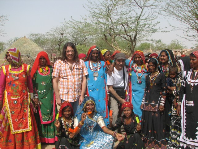 Stojka on tour in India in 2010 for the film "Harri Stojka - Back to the Roots" (photo by Valerie Stojka)