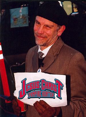 John_M_copy John Malkovich plugging "Jesus Christ Vampire Hunter" at the Slamdance film festival in 2002