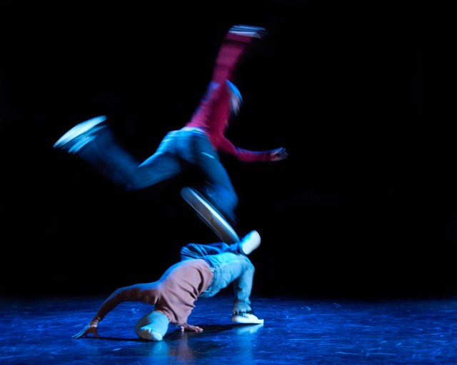 Still from "Izm," Soglo's first piece to be presented in a performing arts setting (photo by Jonathan Maher)