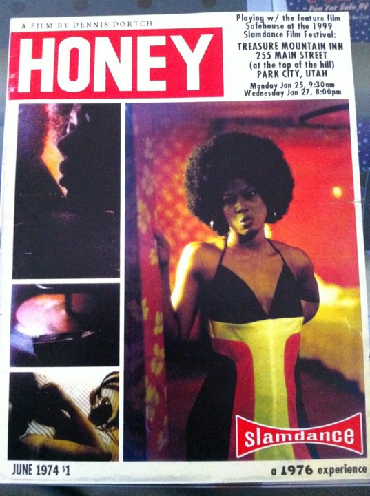 Postcard for Dortch's short film "Honey," which was shot on Super 8