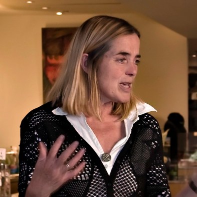 Author Naomi Duguid speaking at the Women's Culinary Network Woman of the Year award 2009 Naomi Duguid speaking at the Women's Culinary Network Woman of the Year Awards in 2009 (photo by Laura Berman)