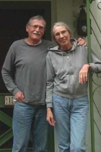 Meinke with his wife, illustrator Jeanne Clark (photo by Diane Cohen)
