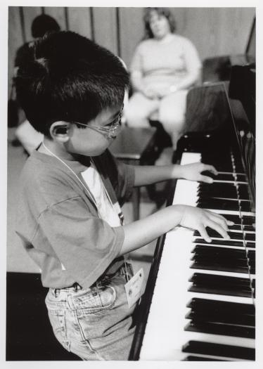 Conrad Tao in 2000, aged 5 or 6