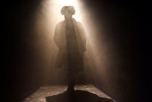 Adam Paolozza in his adaptation of Dostoyevsky's "The Double" (photo by Lacey Creighton) Adam Paolozza in his adaptation of Dostoyevsky's "The Double" (photo by Lacey Creighton)