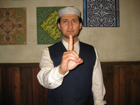 Raoul on the set of "Little Mosque on the Prairie," a Canadian sitcom that ran from 2007 to 2012 about a Muslim community in a small Saskatchewan town