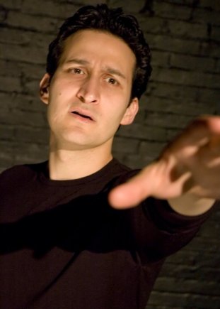 Raoul Bhaneja in "Hamlet (solo)" directed by Robert Ross Parker (photo by Andrew Kenneth Martin)