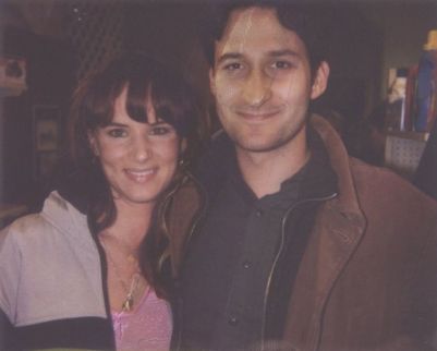 Raoul Bhaneja with Juliette Lewis on the set of  "Cold Creek Manor," the 2003 psychological thriller directed by Mike Figgis