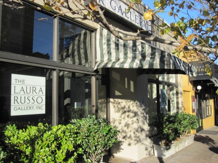 The Laura Russo Gallery, situated in the trendy Northwest ("alphabet") district of Portland, Oregon, on December 7, 2013 (photo by Anita Malhotra)