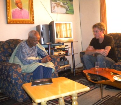 Bruce Conkle with Ale Felege Selam , the founder of Ethiopia’s first art school in Addis Ababa