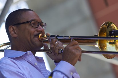 Trombonist Delfeayo Marsalis (photo by Derek Bridge, Flickr Creative Commons, April 12, 2013)