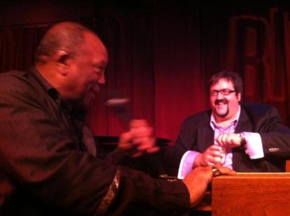 DeFrancesco with Quincy Jones (photo courtesy of Joey DeFrancesco)