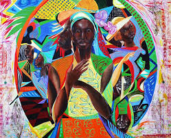 Untitled painting by Maxwell Taylor (courtesy of Maxwell and Therese Taylor)