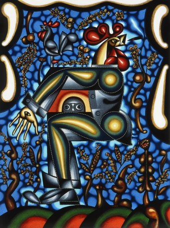 "My Secret Leads the Way" by Carlos Luna (39" x 31") ©2000 Carlos Luna. All Rights Reserved.