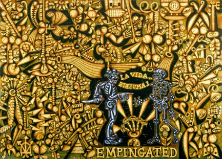 "Empingated" ("Freaking Awesome") by Carlos Luna (oil on canvas, 67" x 94") ©2008 Carlos Luna. All Rights Reserved.