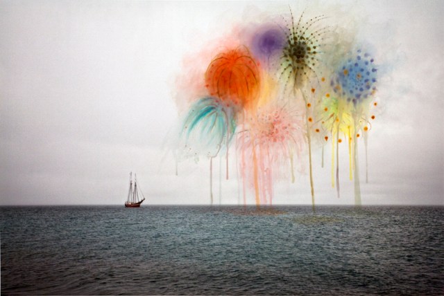 "Fireworks," 2010, by Canadian photographer Sarah Anne Johnson (b. 1976) ( © Sarah Anne Johnson / Courtesy of Stephen Bulger Gallery, Toronto and Julie Saul Gallery, New York)