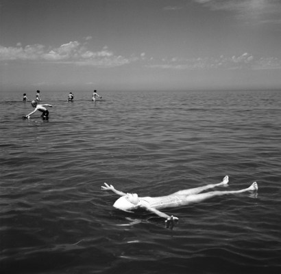 "Wilmette, IL (Girl Floating)," June 1968, by Vivian Maier (© Vivian Maier, Stephen Bulger Gallery Collection)