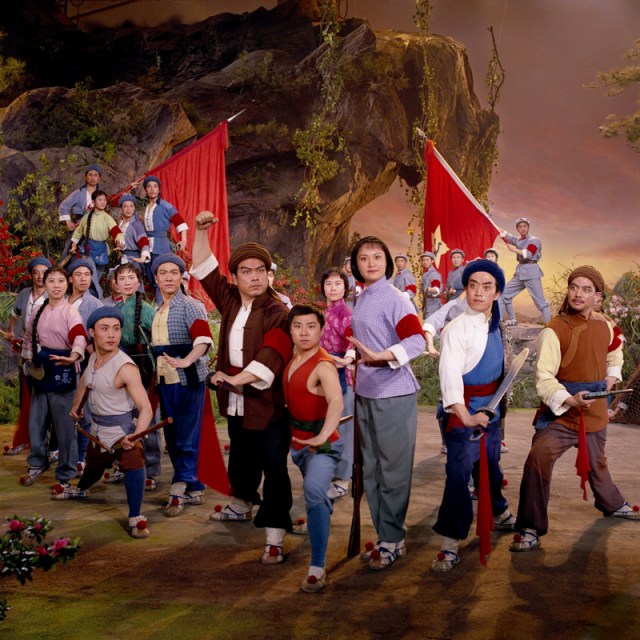 "Azalea Mountain", 1974, by Chinese photographer Zhang Yaxin (b. 1933), who was a model opera photographer during the Chinese Cultural Revolution (© Zhang Yaxin / Courtesy of Stephen Bulger Gallery)