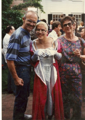 Thomas Lauderdale with his parents at his graduation from Harvard University, where he graduated Cum Laude with a degree in history and literature (photo courtesy of Thomas 