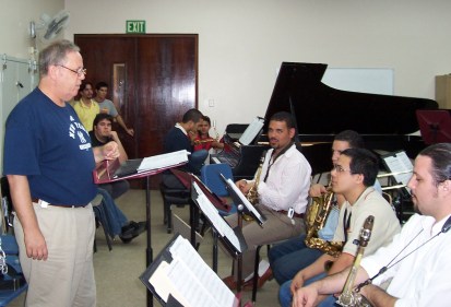 Kenny Werner in the classroom