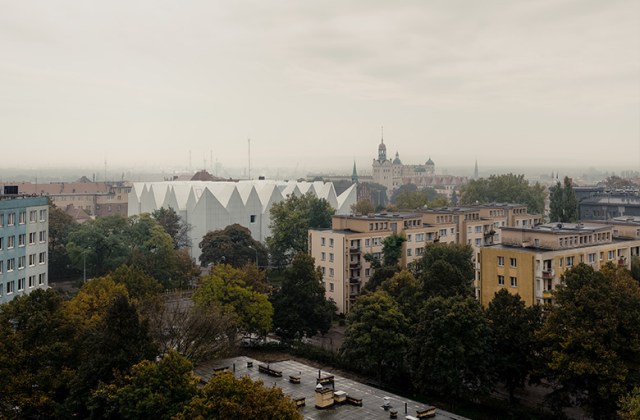 Szczecin Philharmonic Hall and surrounding buildings (photo courtesy of B/V)