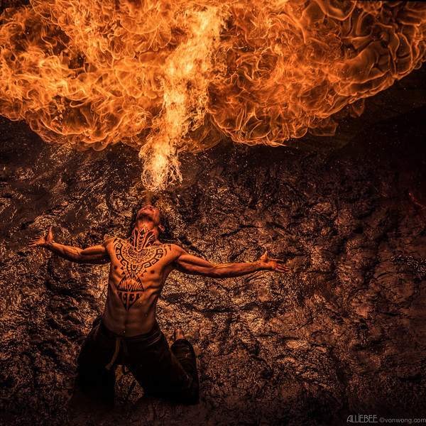 "Salvation," a self-portrait by Benjamin Von Wong (courtesy of Benjamin Von Wong)