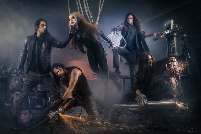 2014 promo shot for the Montreal metal band "The Agonist" by Benjamin Von Wong (photo courtesy of Benjamin Von Wong)