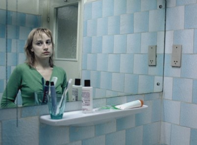 Anamaria Marinca in "4 Months, 3 Weeks 2 Days," which garnered Cristian Mungiu a Palme d'Or at the 2007 Cannes Film Festival (photo courtesy of Mobra Films)