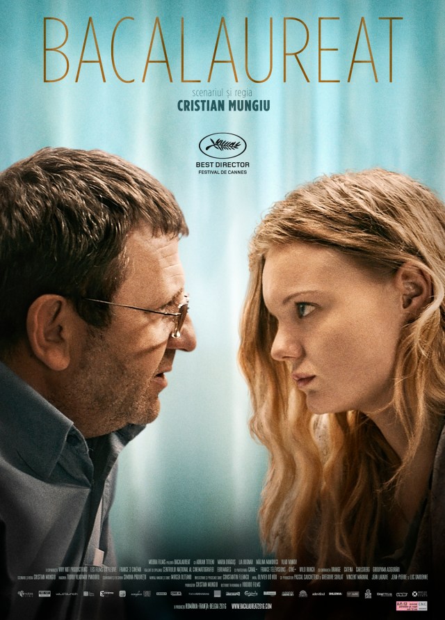 Poster for Cristian Mungiu's film Bacalaureat (Graduation), which shared Best Director prize at the 2016 Cannes Film Festival