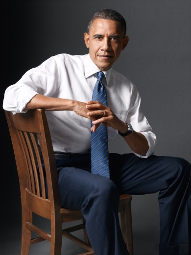 Barack Obama photographed by Seliger for Rolling Stone magazine in 2012 just before beginning his second term as president of the USA (photo ©Mark Seliger)