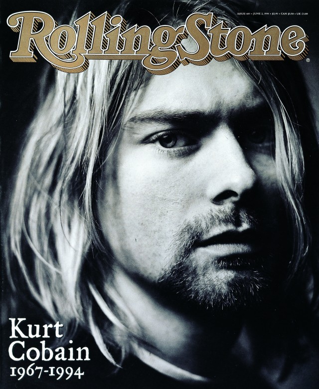 Musician Kurt Cobain was photographed by Seliger and featured on the cover of Rolling Stone magazine in a special memorial issue following Cobain's death on April 5, 1994 (photo ©Mark Seliger)