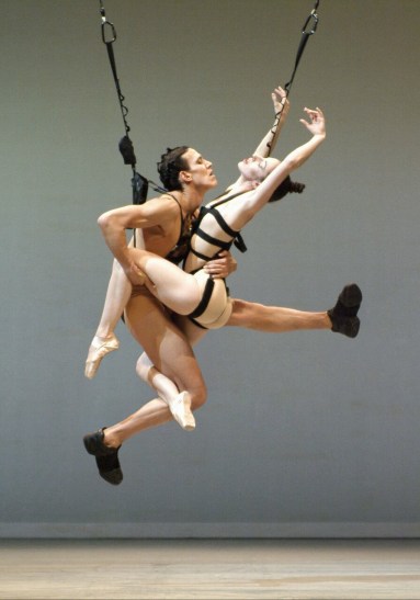 James Viveiros and Kirsten Andersen in Chouinard's 2005 work "bODY_rEMIX / gOLDBERG_vARIATIONS" (photo by Marie Chouinard)