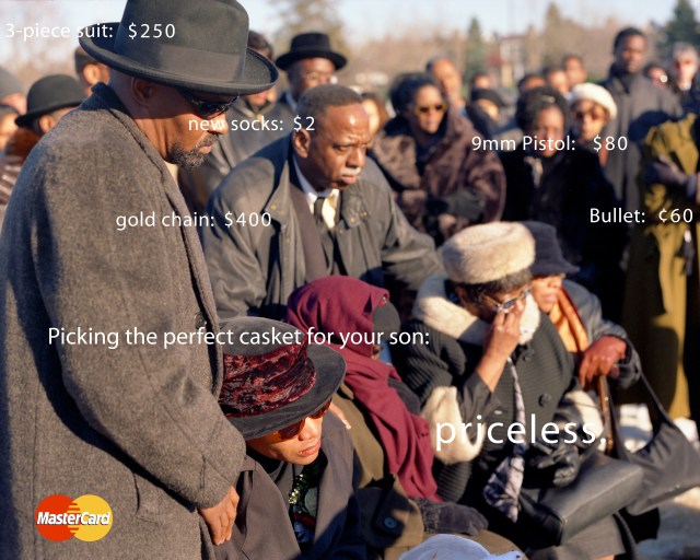 “Priceless” (2004), by Hank Willis Thomas (photo courtesy of Hank Willis Thomas and Jack Shainman Gallery)