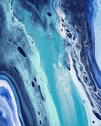 Detail of a spin painting by Callen Schaub (photo by Collateral Photography - Spencer Robertson)