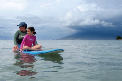 Camille Seaman with her daughter (photo © Camille Seaman)