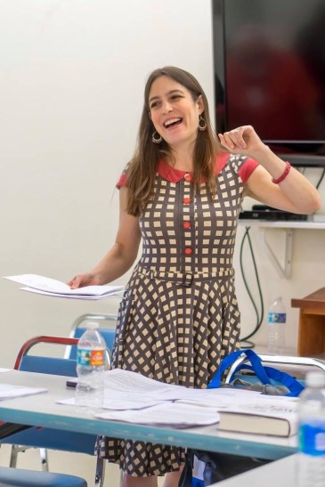 Beasley teaching at the 2016 Sanibel Island Writers Conference (photo courtesy of Sandra Beasley)