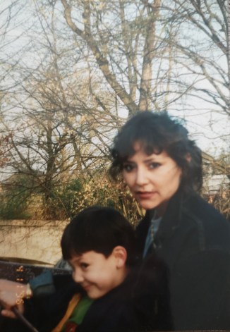 Nasca Uno and his mother in Munich in 1996 (photo courtesy of Nasca Uno)