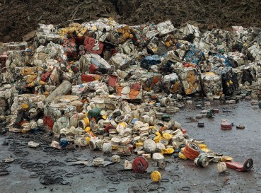 "Oil Filters" (Seattle, 2003) from Chris Jordan's series "Intolerable Beauty" (photo courtesy of Chris Jordan)