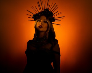 Image from "Burning Parachute" by Dani Kristina (artwork by Anthony Lau)